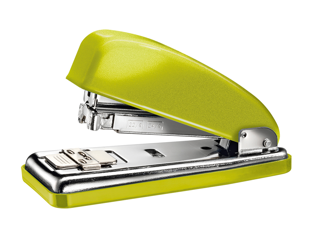 GRAPADORA PETRUS 226 CLASSIC WOW VERDE METALIZADO CAPACIDAD 30 HOJAS EN BLISTER