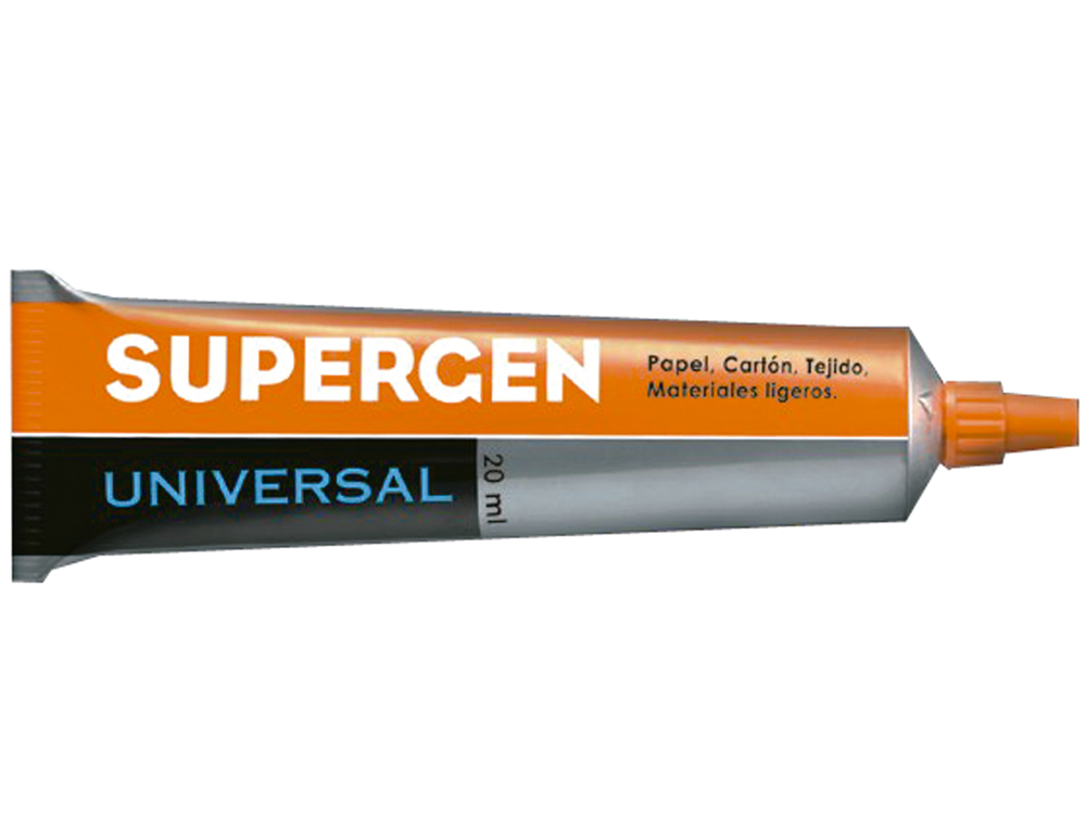 PEGAMENTO SUPERGEN UNIVERSAL TRANSPARENTE 20 ML UNIDAD