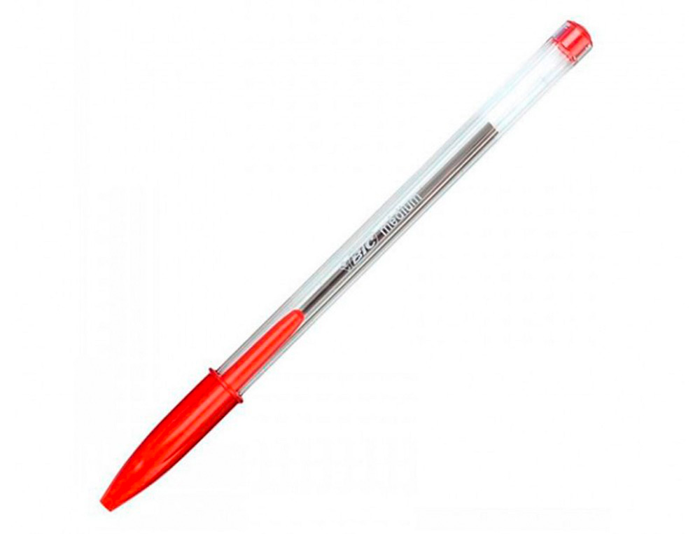 BOLIGRAFO BIC CRISTAL ORIGINAL TINTA ROJA UNIDAD