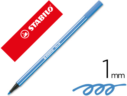 ROTULADOR STABILO ACUARELABLE PEN 68 AZUL OSCURO 1 MM