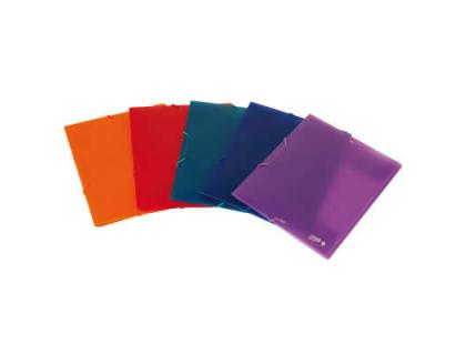 CARPETA GOMAS OFFICE BOX SUPRA DIN A5 POLIPROPILENO COLORES SURTIDOS