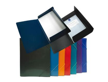 CARPETA GOMAS OFFICE BOX SUPRA MAXI 260X360 MM SOLAPAS POLIPROPILENO COLORES SURTIDOS