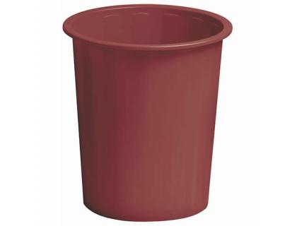 PAPELERA PLASTICO FAIBO 14 LITROS BURDEOS 310X280 MM