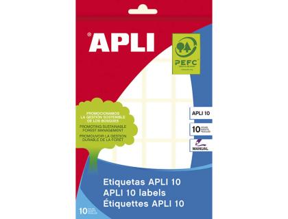 ETIQUETA APLI BLANCA 53X100 MM SOBRE DE 10 HOJAS