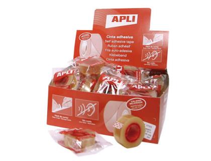 CINTA ADHESIVA APLI STANDARD 33 MT X 19 MM