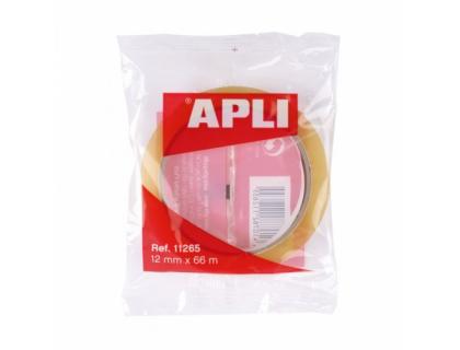 CINTA ADHESIVA APLI 66 MT X 12 MM