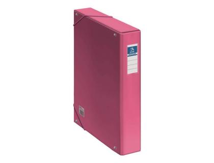 CARPETA PROYECTOS DOHE CARTON FORRADO LOMO 5 CM ROSA