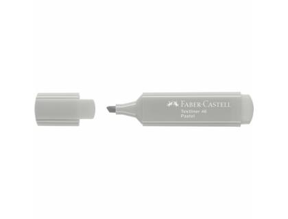 ROTULADOR FABER CASTELL TEXTLINER FLUORESCENTE GRIS SEDA