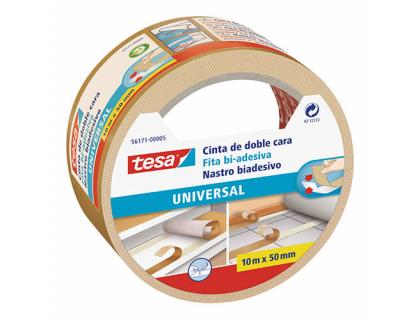 CINTA ADHESIVA TESA DOBLE CARA 10 M X 50 MM BEIGE