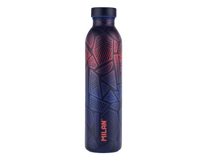 BOTELLA PORTALIQUIDOS MILAN ACERO INOXIDABLE TERMO SERIE ESPECIAL FIT 591 ML