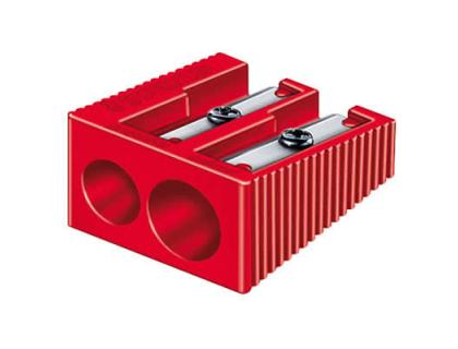 SACAPUNTAS STAEDTLER 510 60KP50 PLASTICO 2 USOS BOTE DE 50 UNIDADES COLORES SURTIDOS