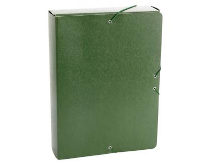 CARPETA PROYECTOS FABRISA FOLIO LOMO 70 MM CARTON GOFRADO VERDE