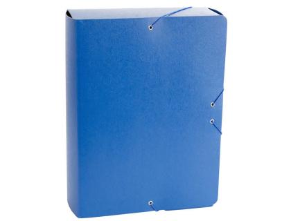 CARPETA PROYECTOS FABRISA FOLIO LOMO 90 MM CARTON GOFRADO AZUL