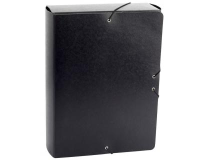 CARPETA PROYECTOS FABRISA FOLIO LOMO 90 MM CARTON GOFRADO NEGRO