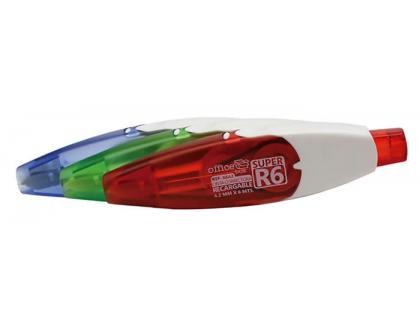 CORRECTOR OFFICE BOX SUPER R6 CINTA BLANCA 4,2 MM X 6 M